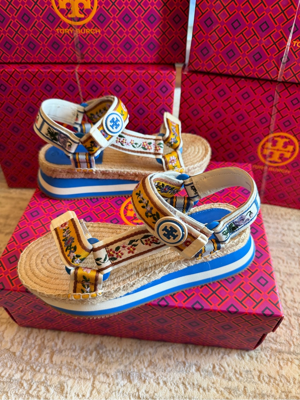 Tory Burch Daisy Sport Two- Band Sandals